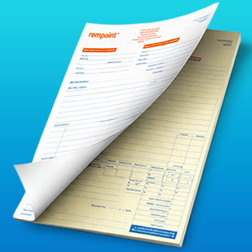 Full Color Front, Blank Back